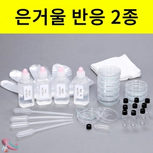 은거울반응(2종류 실험)실험 10인용KSCI-1465 은거울 반응 실험키트 10인용. 집콕 만들기키트 과학교구