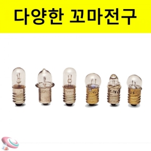 다양한 꼬마전구세트 6종1조 3v 4v 6vKSCI-2582 다양한 전압의 꼬마전구세트 6종세트. 집콕 만들기키트 과학교구