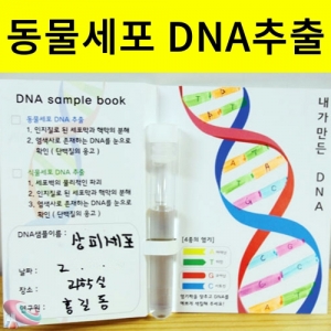 동물세포 DNA추출법 추출실험 10인용KSCI-6637tt DNA 동물추출실험 세포추출실험세트 10인용. 집콕 만들기키트 과학교구