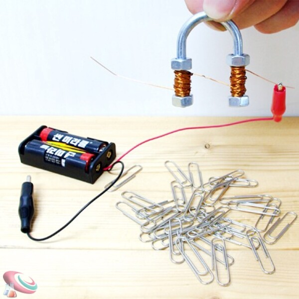 과학1번지 구정과학사,전자석 만들기 세트 5인용 건전지포함