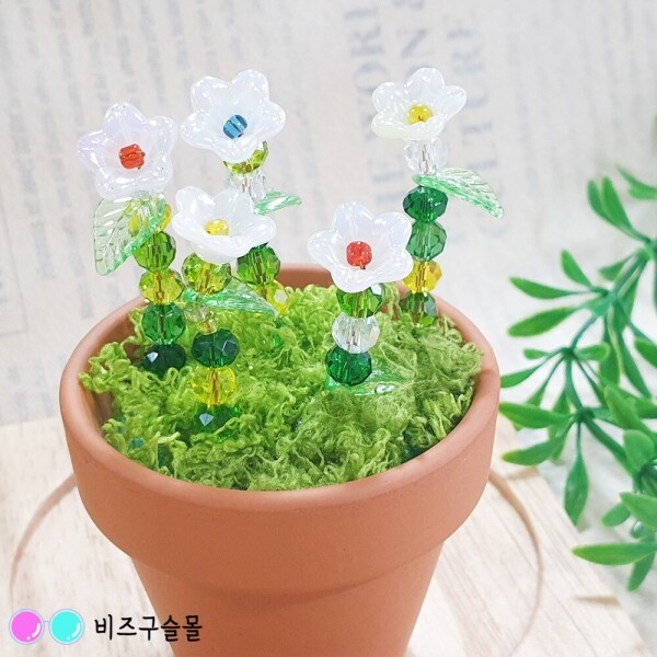 과학1번지 구정과학사,비즈식물 만들기 키트 무궁화꽃 비즈식물재료 플랜테리어