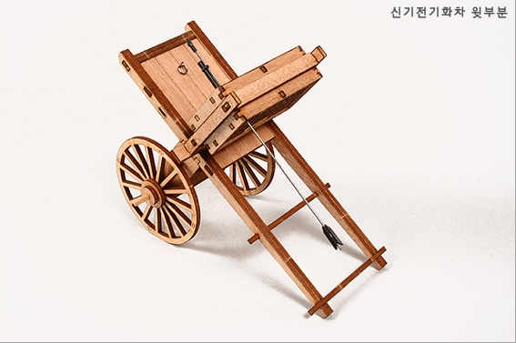 신기전기화차 나무조립키트KSCI-0208 세계최고 이동 로켓 신기전기화차. 집콕 만들기키트 과학교구